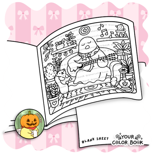 Spooky Stoner Coloring Book - Cute & Trippy Coloring Pages