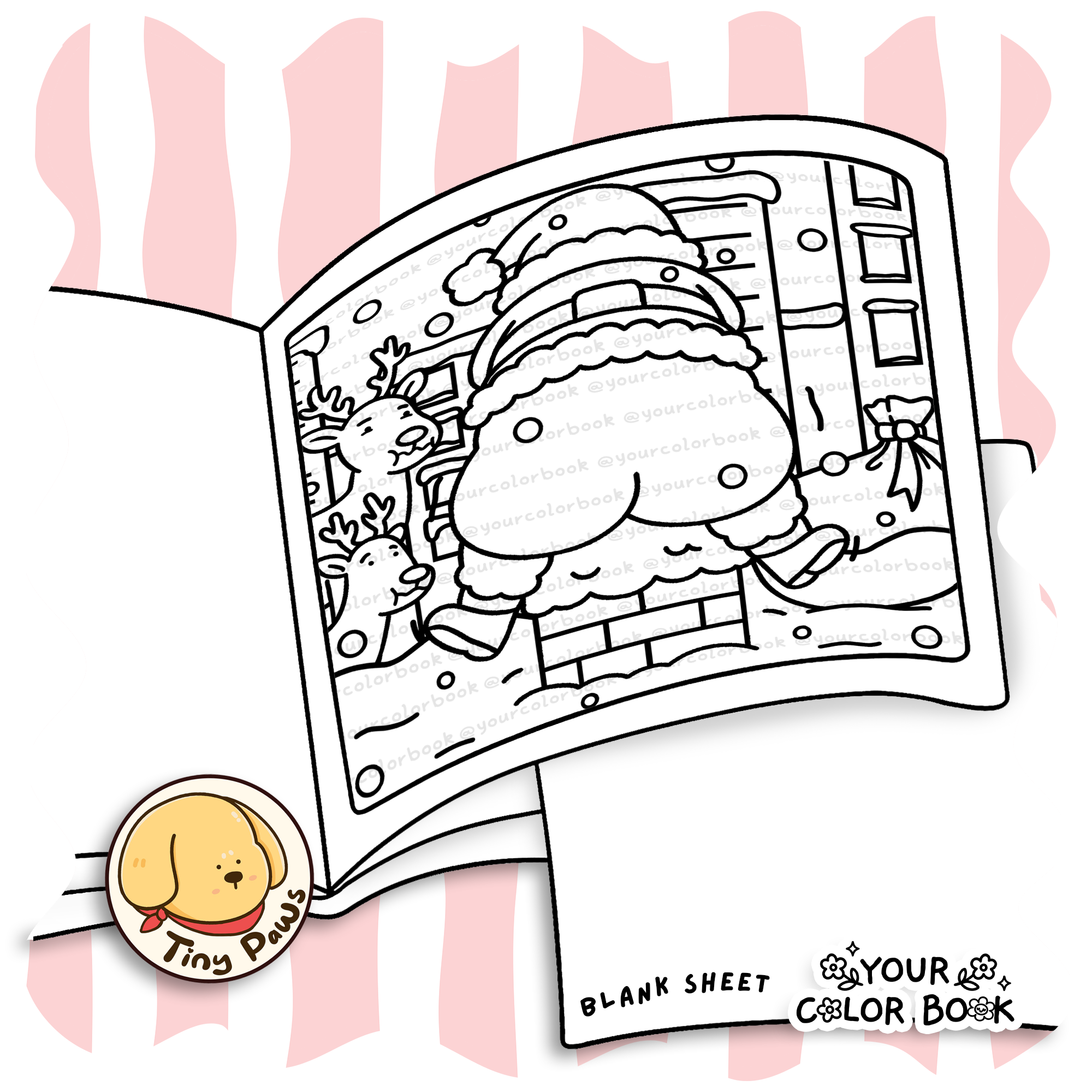 Christmas Butts Coloring Book - Adorable Animal Characters in Hilarious Poses Coloring Pages 2 Christmas Butts Coloring Book - Adorable Animal Characters in Hilarious Poses Coloring Pages