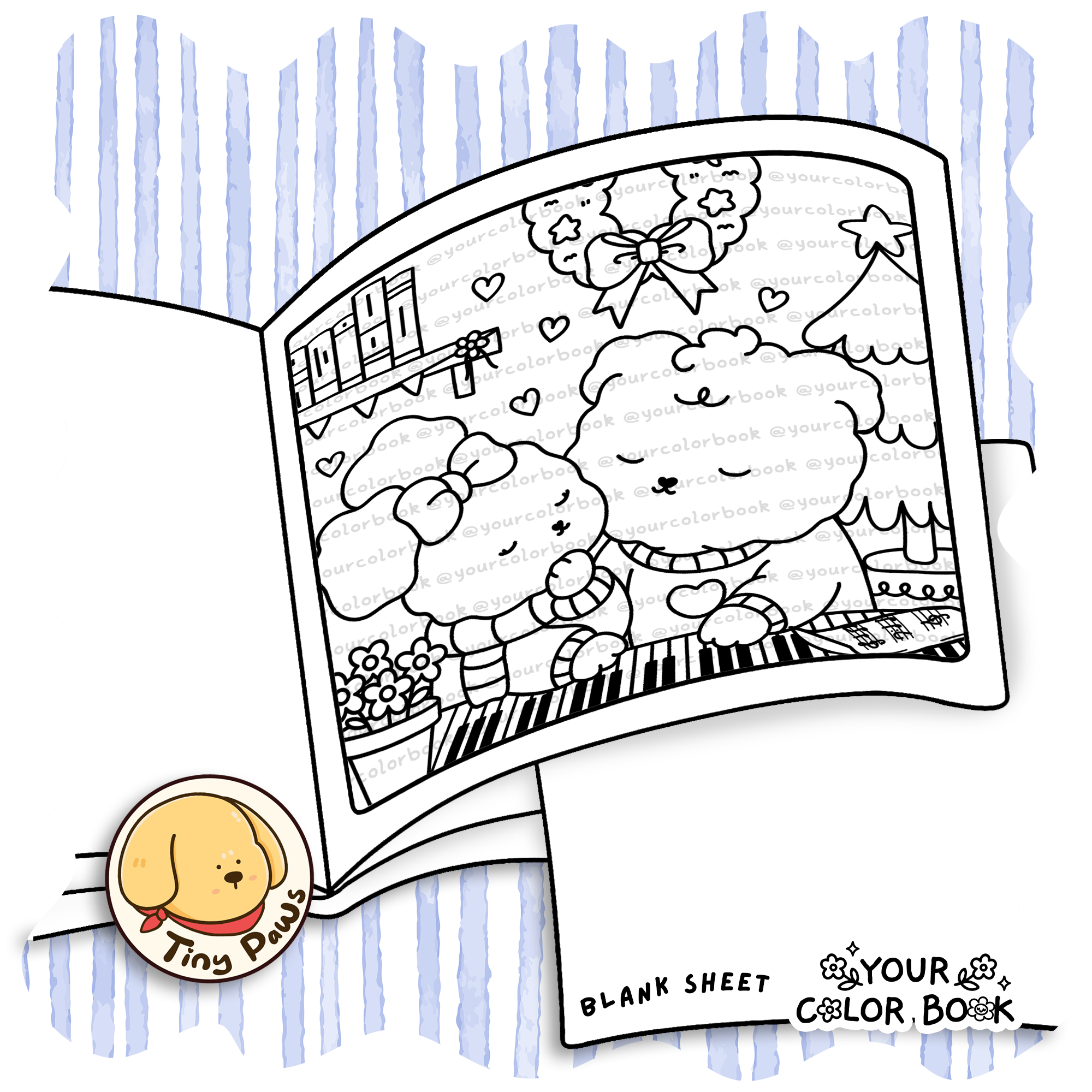 Christmas Date Coloring Book by Tiny Paws 2