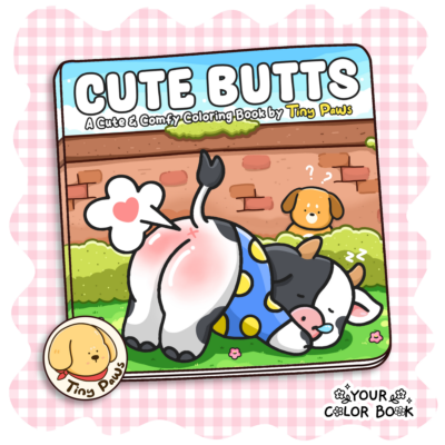 Cute Butts Coloring Book by Pawla Peta - Funny Animals Coloring Pages