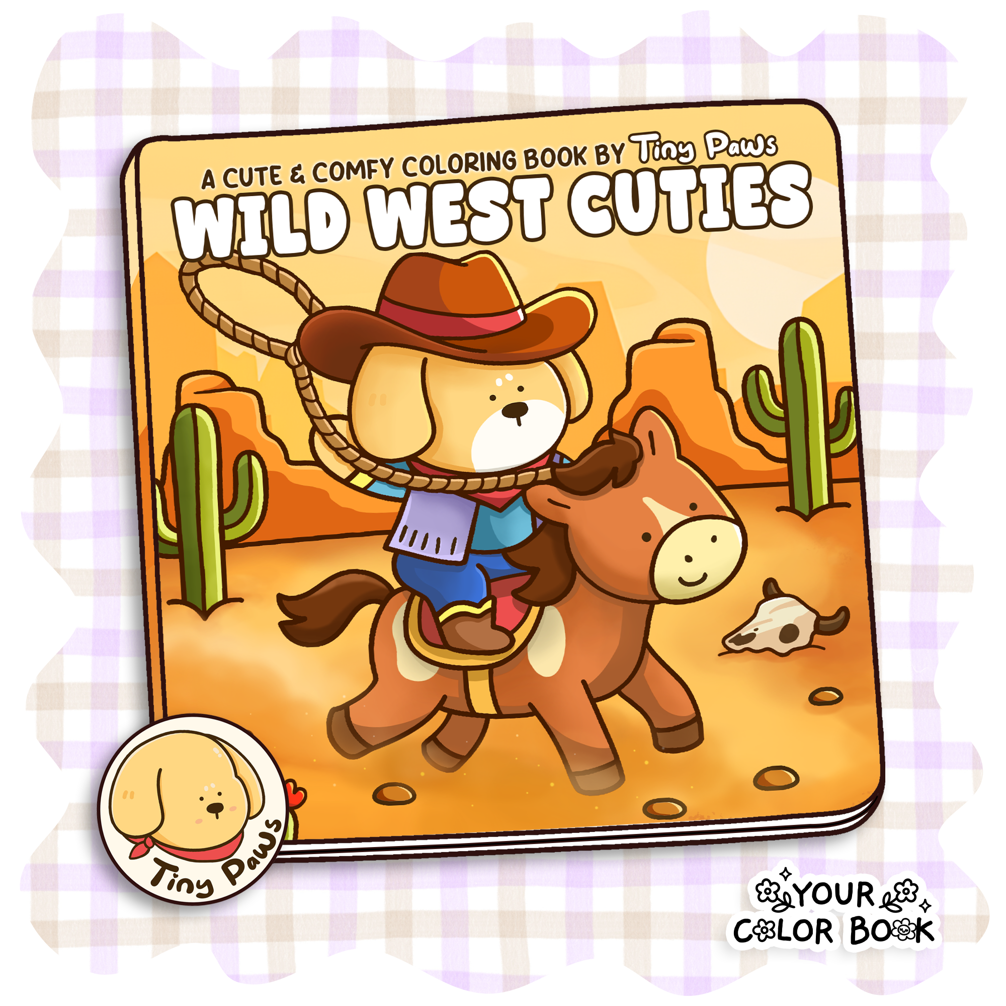 Wild West Cuties Coloring Book - Funny Animals Coloring Pages 1 Wild West Cuties Coloring Book - Funny Animals Coloring Pages
