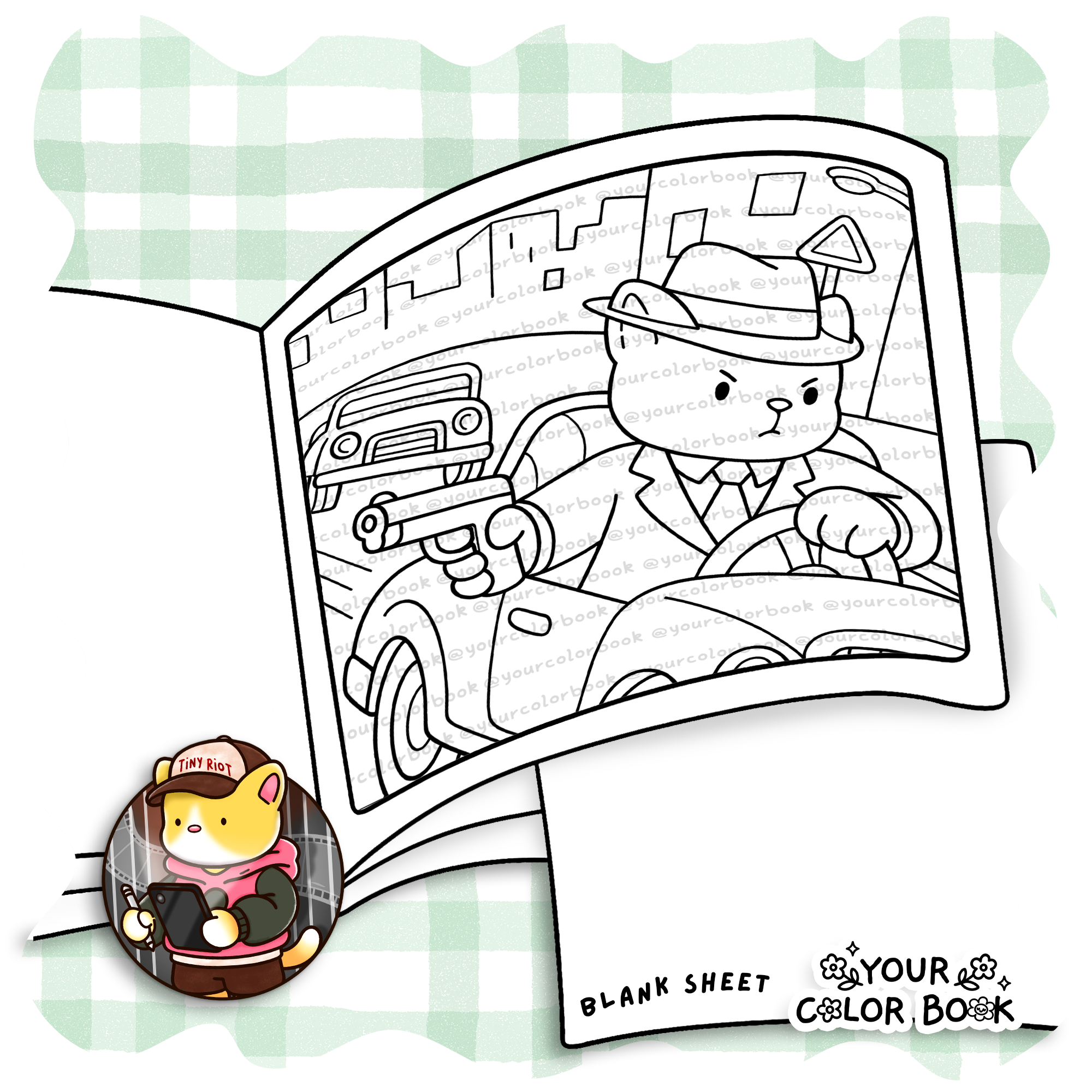 A Secret Agent Cat Coloring Book with Spy Missions 2 Paw Bond: A Secret Agent Cat Coloring Book with Spy Missions, Detective Adventures for Teens, Adults Relaxation & Creativity