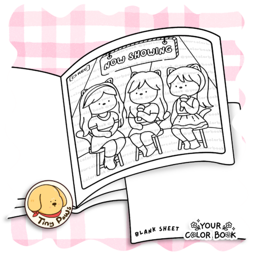 Fuzzy K-pop A Cute K-pop Coloring Book for Adults & Teens with Adorable Animal Character Idols, Dance Moves and Stage Light