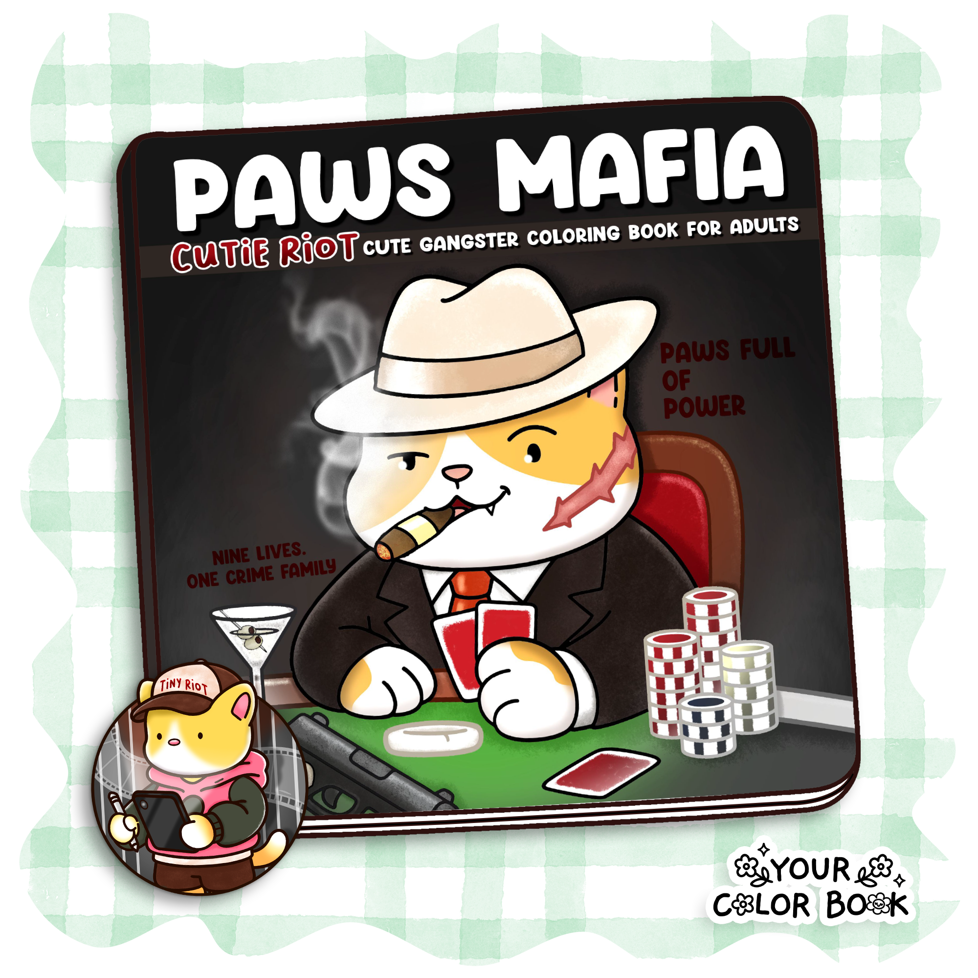 Paws Mafia Coloring Book Playful Gangster Coloring Pages with Endearing Animal Characters 1 Paws Mafia Coloring Book Playful Gangster Coloring Pages with Endearing Animal Characters