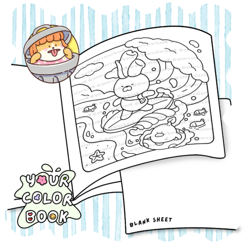 Summer Veggies Coloring Book